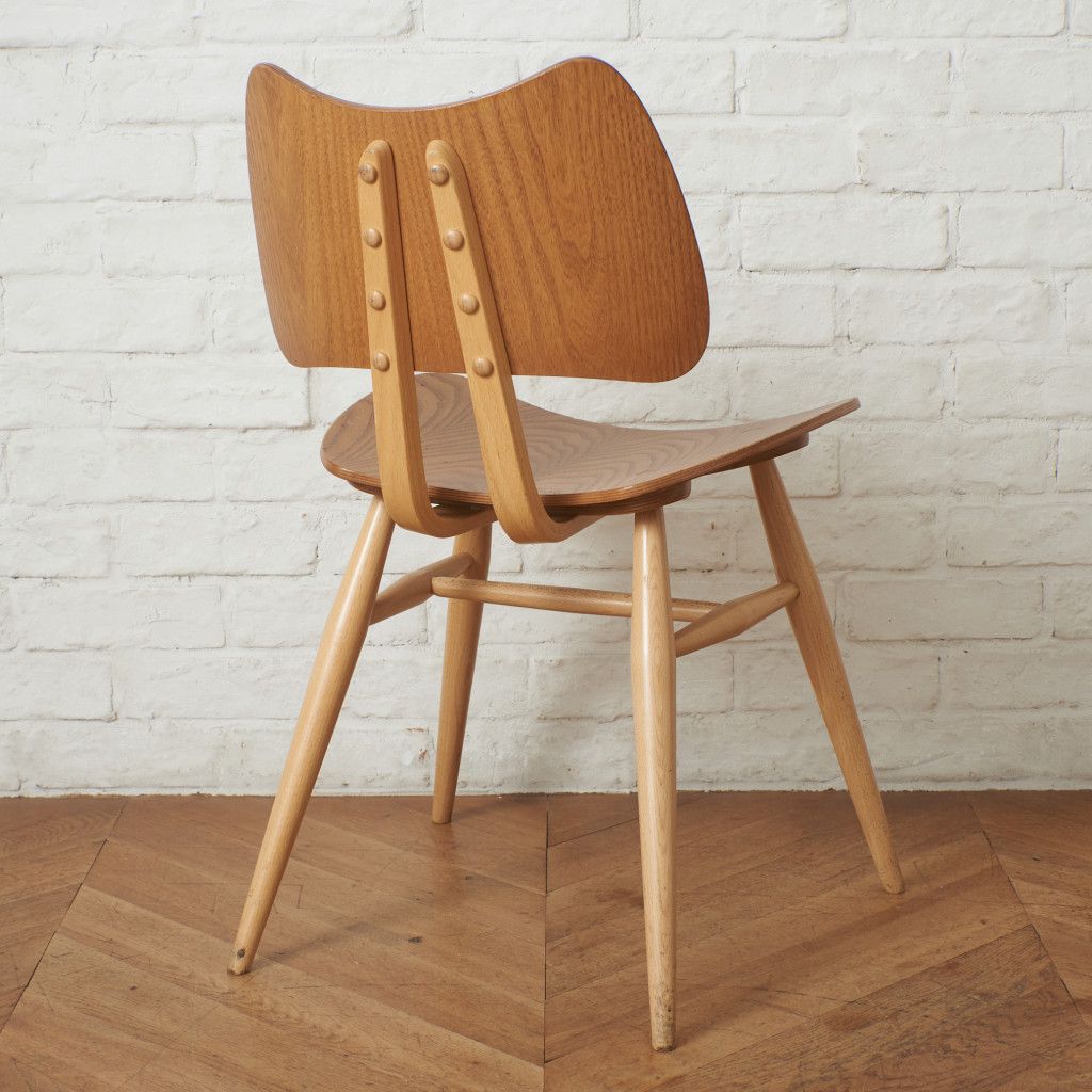 レア ERCOL バタフライチェア 英国 アーコール ヴィンテージ 椅子 ウィンザーチェア ダイニングチェア 木製 イギリス ビンテージ 93925