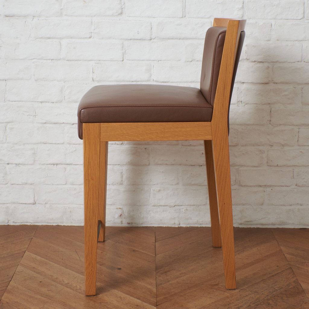 MOROSO CARTIER ハイチェア 椅子 カウンターチェア 本革 バーチェア 木製 チェア ハイスツール イス モローゾ イタリア モダン 94721