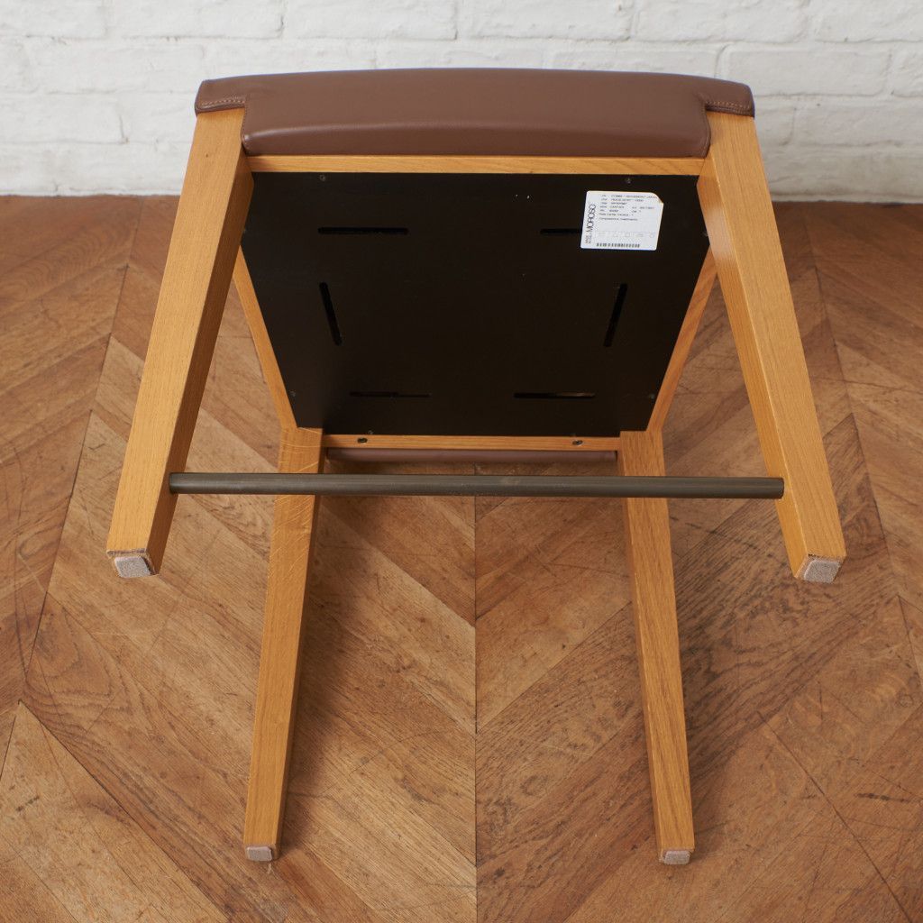 MOROSO CARTIER ハイチェア 椅子 カウンターチェア 本革 バーチェア 木製 チェア ハイスツール イス モローゾ イタリア モダン 94721