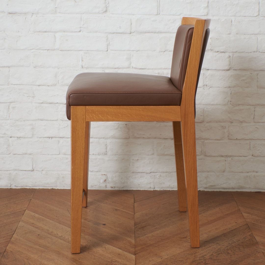 MOROSO CARTIER ハイチェア 椅子 カウンターチェア 本革 バーチェア 木製 チェア ハイスツール イス モローゾ イタリア モダン 94722 MOROSO CARTIER ハイチェア 椅子 カウンターチェア 本革 バーチェア 木製 チェア ハイスツール イス モローゾ イタリア モダン 94722