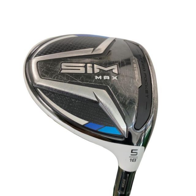 【中古】 テーラーメイド SIM MAX 5W USA フェアウェイウッド FW VENTUS BLUE 6(TM) (フレックスS) メンズ 男性用 右利き 右用 Cランク ゴルフクラブ