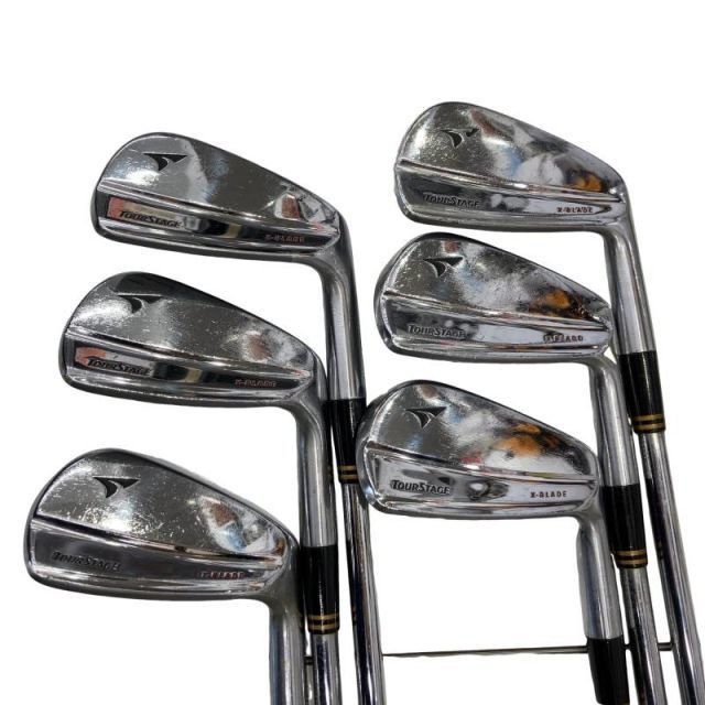 【中古】 ブリヂストン TOURSTAGE X-BLADE(2005) 6S アイアンセット IR NS PRO 950GH ウェイトフロー (フレックスS) メンズ 男性用 右利き 右用 Cランク ゴルフクラブ
