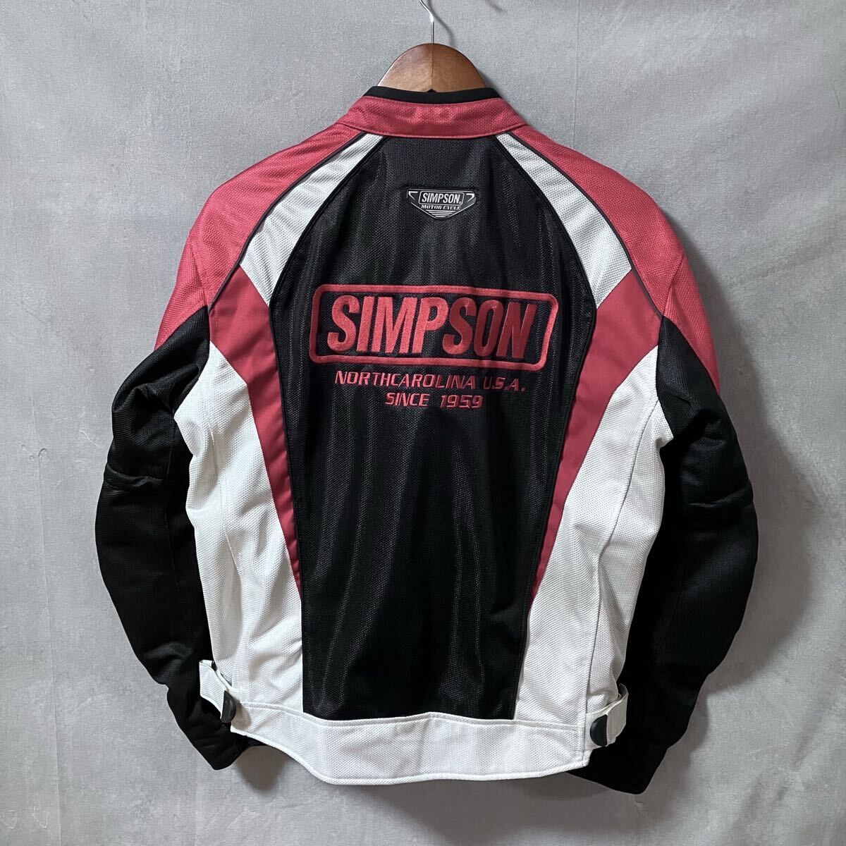SIMPSON シンプソン ポリエステル メッシュ ライダース ライディング 