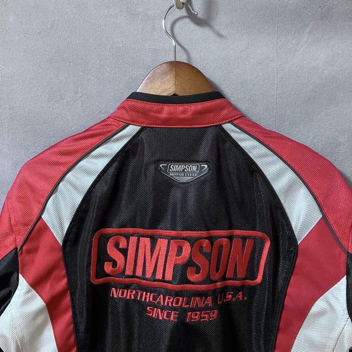SIMPSON シンプソン ポリエステル メッシュ ライダース ライディング