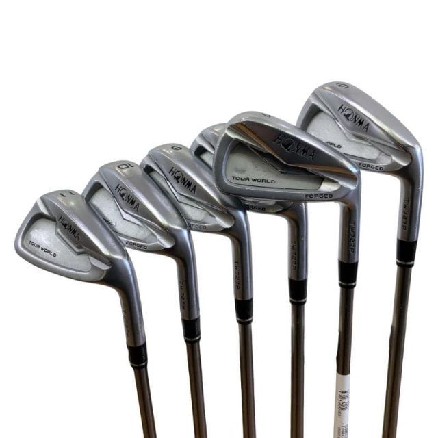 【中古】 本間ゴルフ TOUR WORLD TW727P FORGED 6S アイアンセット IR VIZARD IB85 (フレックスS) メンズ 男性用 右利き 右用 Cランク ゴルフクラブ