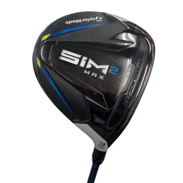 【中古】 テーラーメイド SIM2 MAX 3W フェアウェイウッド FW 純正特注シャフト (フレックスSR) メンズ 男性用 右利き 右用 Cランク ゴルフクラブ