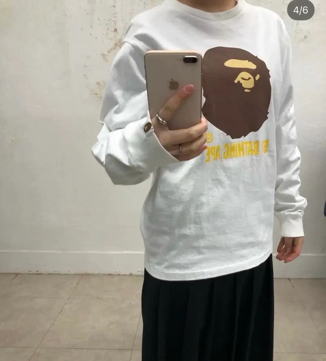 A BATHING APE アベイシングエイプ ロングスリーブ