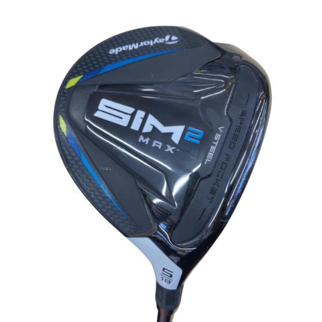 【中古】 テーラーメイド SIM2 MAX 5W フェアウェイウッド FW TENSEI BLUE TM50(SIM2 FW) (フレックスS) メンズ 男性用 右利き 右用 Cランク ゴルフクラブ
