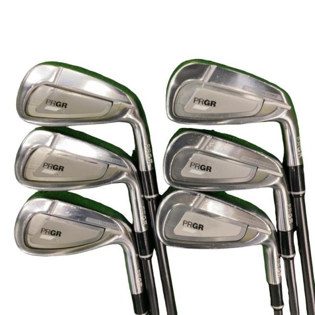 【中古】 プロギア PRGR 02 6S アイアンセット IR Diamana FOR PRGR(2020 IR) (フレックスS) メンズ 男性用 右利き 右用 Cランク ゴルフクラブ