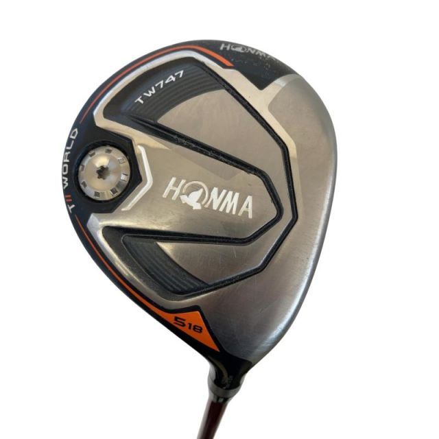 【中古】 本間ゴルフ TOUR WORLD TW747 5W フェアウェイウッド FW VIZARD FD-6 (フレックスS) メンズ 男性用 右利き 右用 Dランク ゴルフクラブ