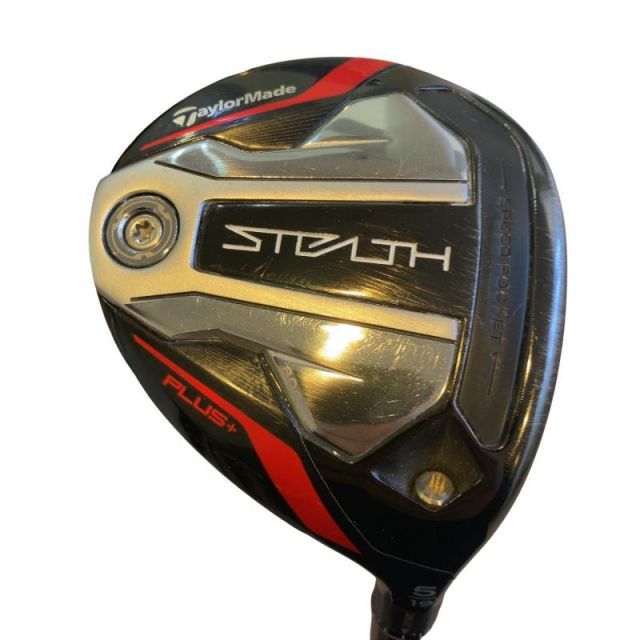 【中古】 テーラーメイド STEALTH PLUS+ 5W フェアウェイウッド FW 純正特注シャフト (フレックスS) メンズ 男性用 右利き 右用 Cランク ゴルフクラブ