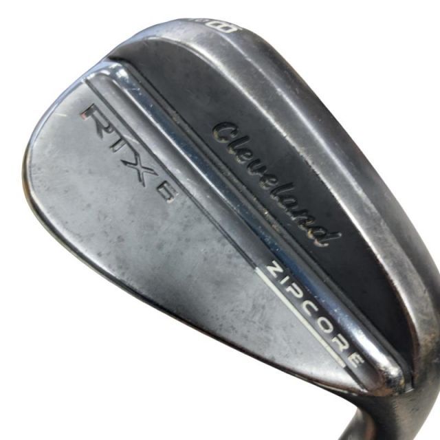 【中古】 クリーブランド Cleveland RTX-6 ZIPCORE ブラックサテン 48°/10° MID ウェッジ WG リシャフト (フレックスその他) メンズ 男性用 右利き 右用 Cランク ゴルフクラブ