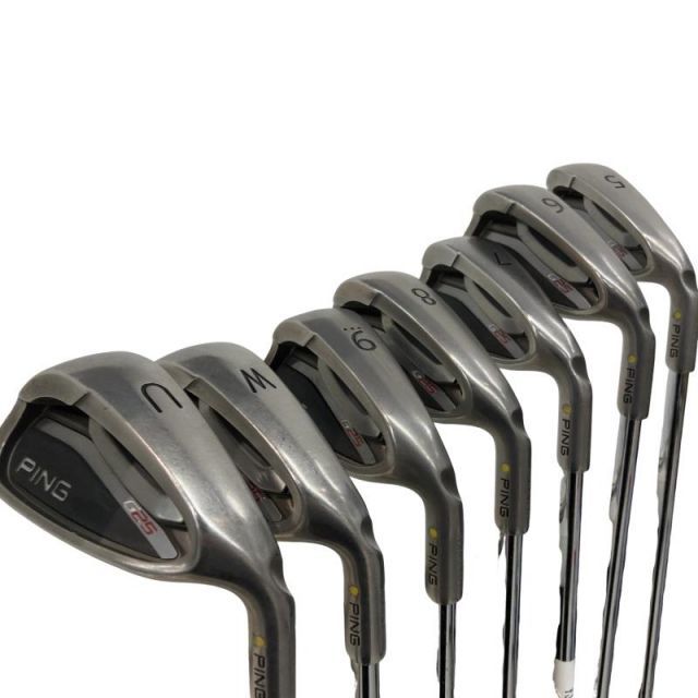 中古】 ピン G25 8S アイアンセット IR CFSスチール (フレックスS