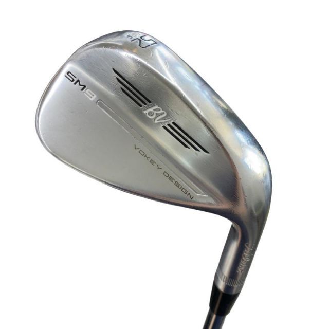 【中古】 タイトリスト VOKEY SPIN MILLED SM9 ツアークロム 52°/08°F ウェッジ WG Dynamic Gold (フレックスS) メンズ 男性用 右利き 右用 Cランク ゴルフクラブ