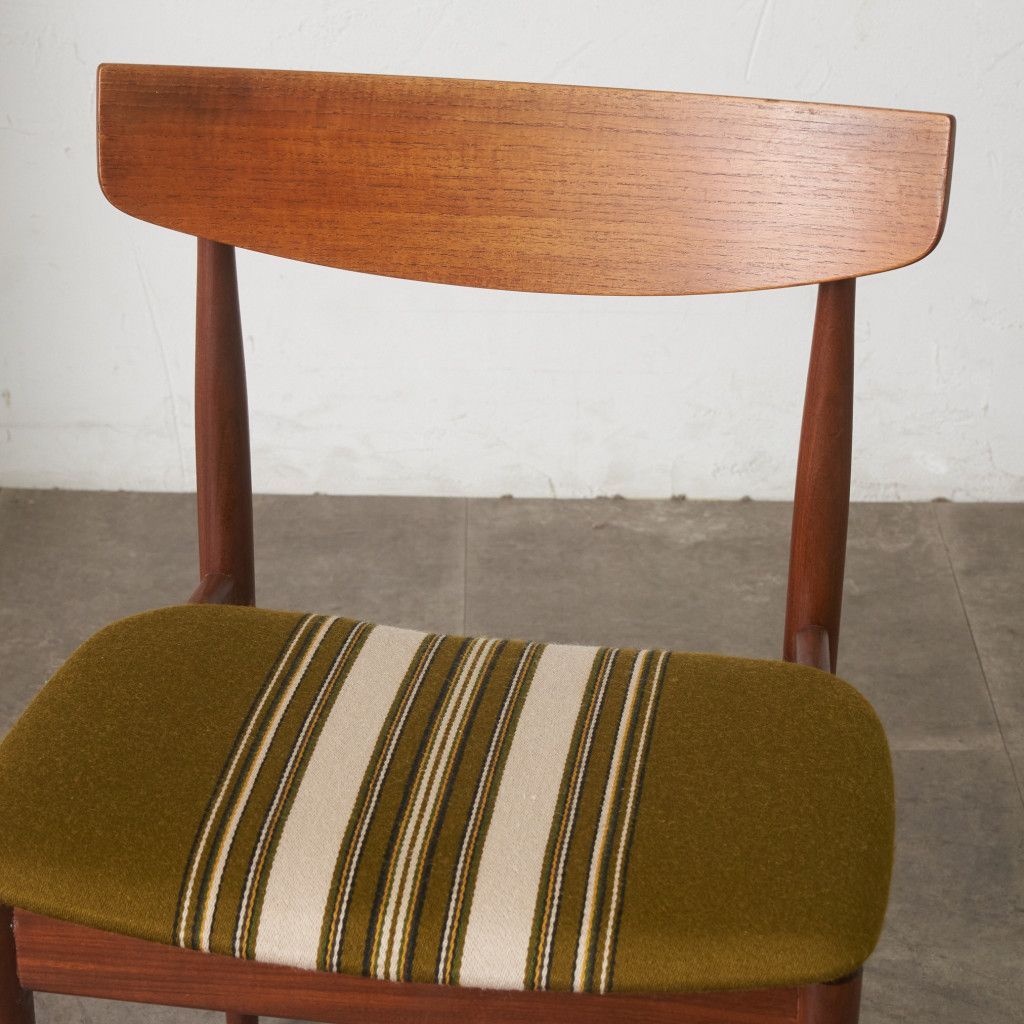 張替済 レア G-Plan Danish ダイニングチェア チーク 英国 ヴィンテージ Ib Kofod Larsen 椅子 パネルバック Danish Art Weaving 97741 張替済 レア G-Plan Danish ダイニングチェア チーク 英国 ヴィンテージ Ib Kofod Larsen 椅子 パネルバック Danish Art Weaving 97741