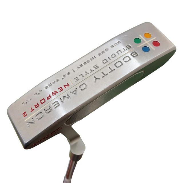 【中古】 タイトリスト SCOTTY CAMERON STUDIO STYLE NEWPORT 2 340G 34インチ パター PT スチール (フレックスその他) メンズ 男性用 右利き 右用 Cランク ゴルフクラブ