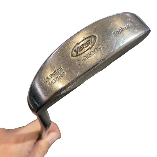 【中古】 Yes! C-GROOVE Sophia 33インチ パター PT スチール (フレックスその他) メンズ 男性用 右利き 右用 Cランク ゴルフクラブ