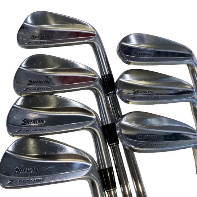 【中古】 ダンロップ SRIXON Z-FORGED 8S アイアンセット IR 純正特注シャフト (フレックスその他) メンズ 男性用 右利き 右用 Bランク ゴルフクラブ