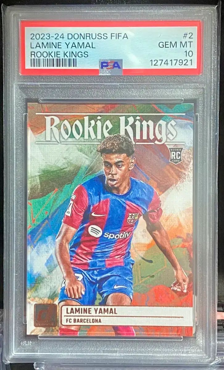 ラミニヤマル Panini パニーニ Donruss ドンラス FIFA ルーキー PSA10