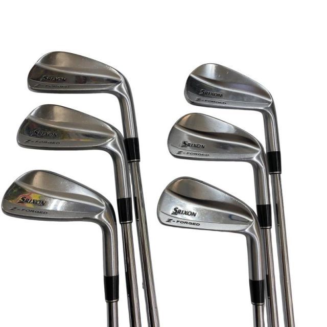 【中古】 ダンロップ SRIXON Z-FORGED 6S アイアンセット IR 純正特注シャフト (フレックスX) メンズ 男性用 右利き 右用 Cランク ゴルフクラブ