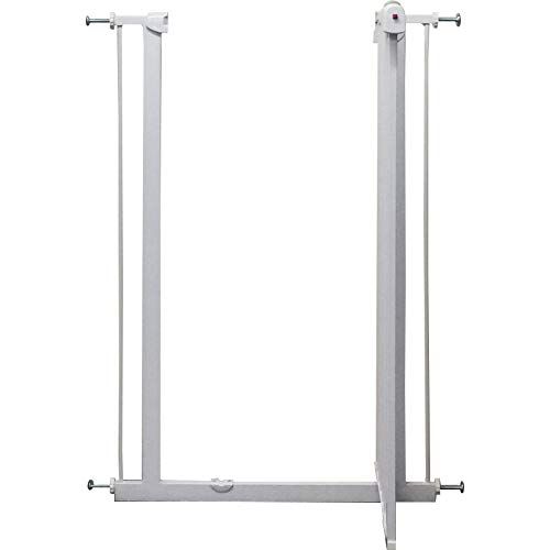 アイリスプラザ ペットゲート ドア付き ハイタイプ ホワイト 高さ112cm 設置幅75-85cm