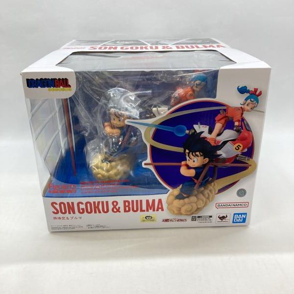 中古】バンダイ フィギュアーツZERO 孫悟空＆ブルマ 未開封品