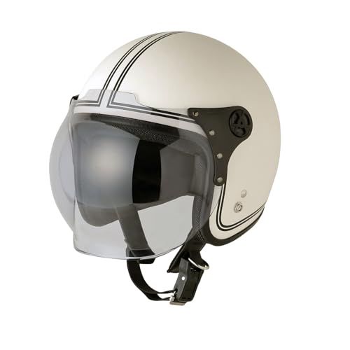 バイク ヘルメット ジェット ジョンソンストリート スモールジェットフリーサイズ Lサイズ ( 57cm~60cm未満) SG規格 PSC 規格 軽量 男女兼用 通勤 通学k2-677