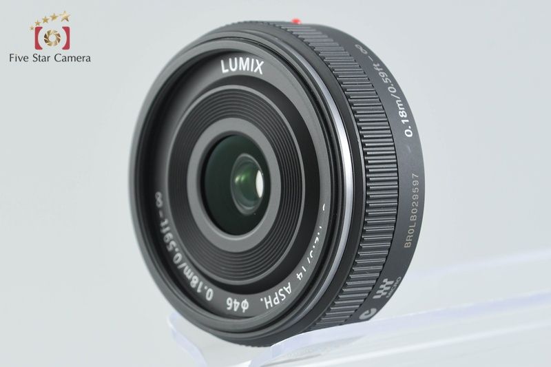 中古】Panasonic パナソニック LUMIX G 14mm f/2.5 ASPH. H-H014