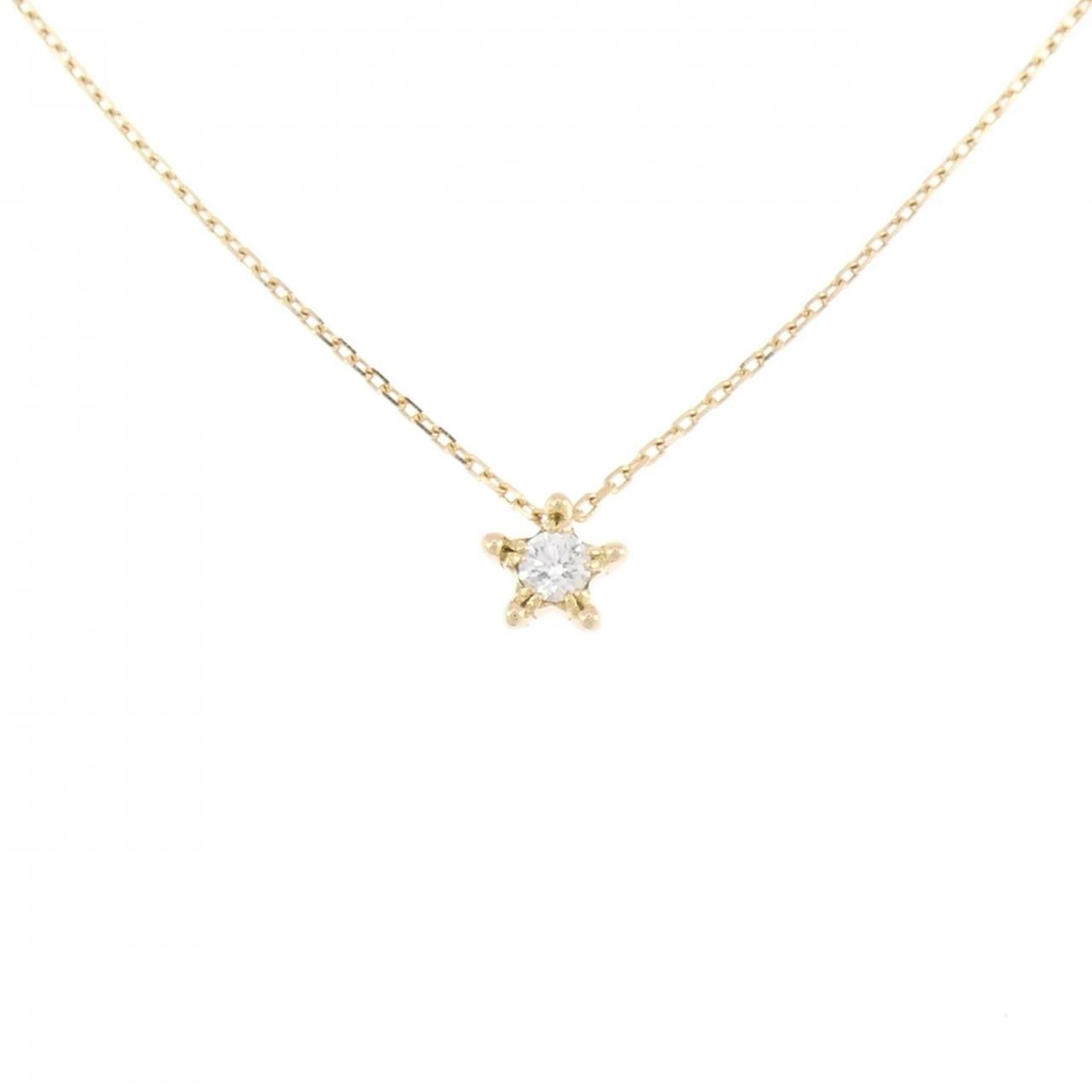 スタージュエリー ダイヤモンド ネックレス 0.10CT