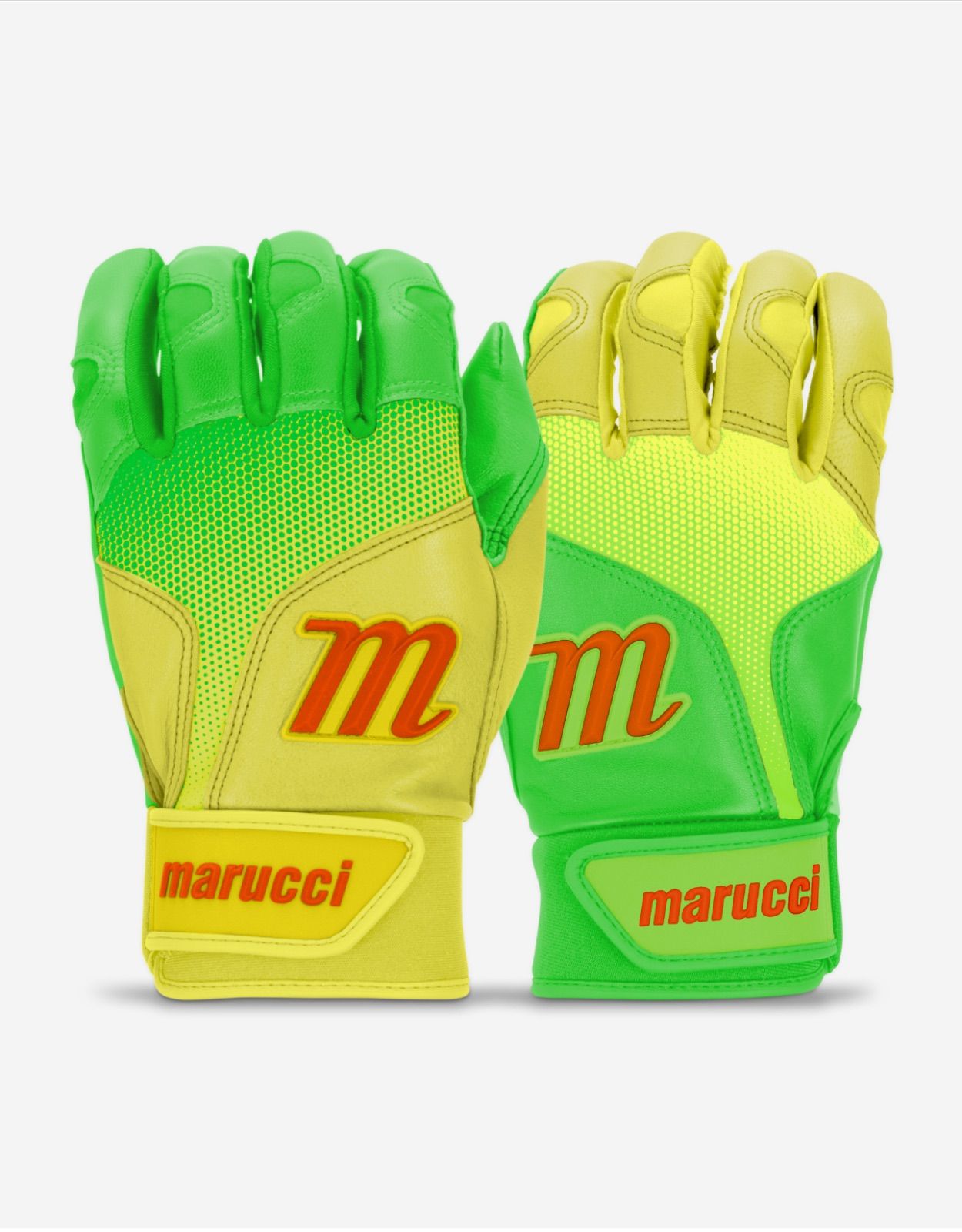マルーチ　Marucci プレミアム バッティンググローブ 高グリップ仕様　PWR FADE BATTING GLOVES