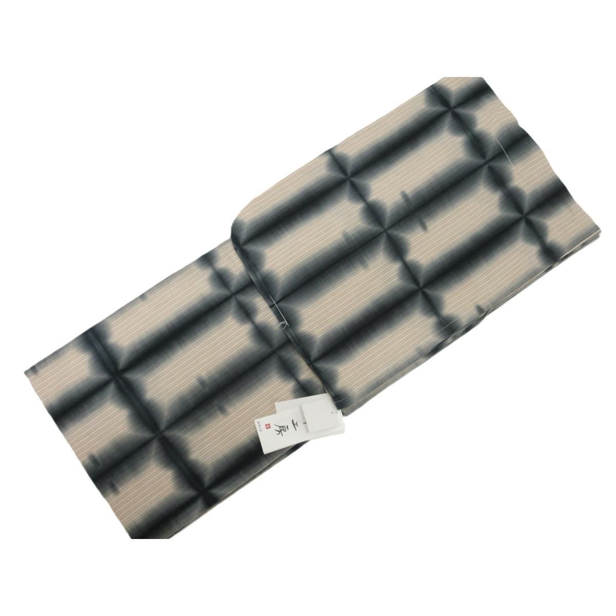 【新品】女ゆかた　板締め絞り　Ｍサイズ