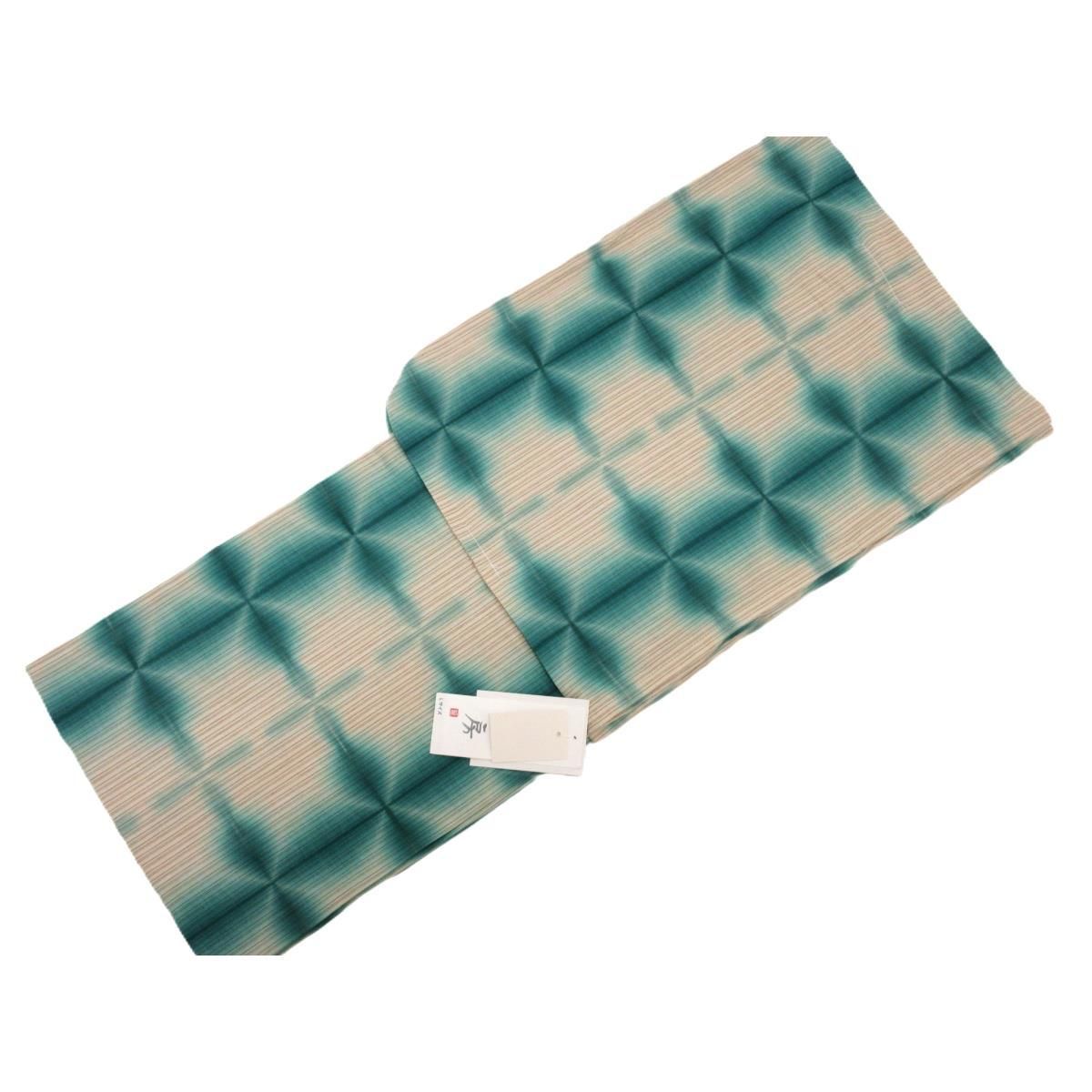 【新品】女ゆかた 板締め絞り Lサイズ