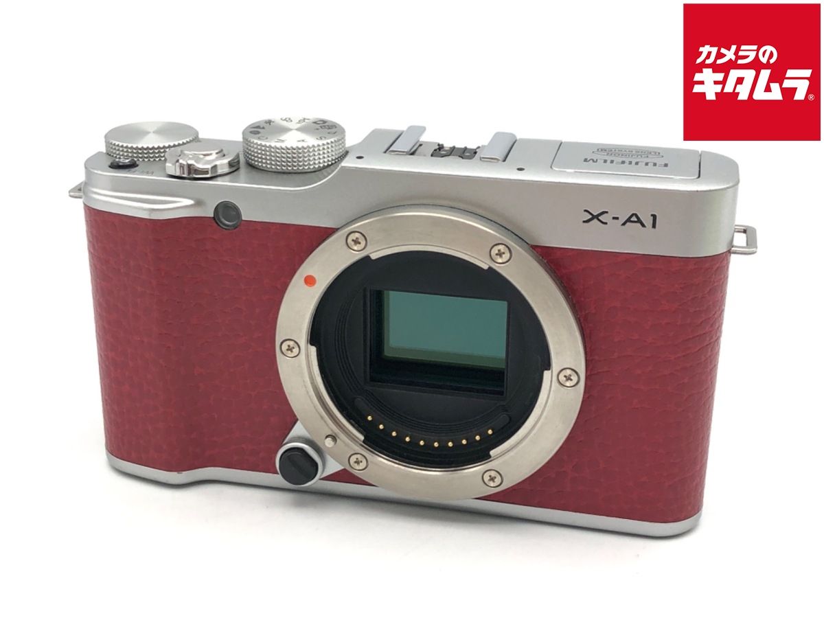 【中古】 【良品】 フジフイルム X-A1 ボディ レッド