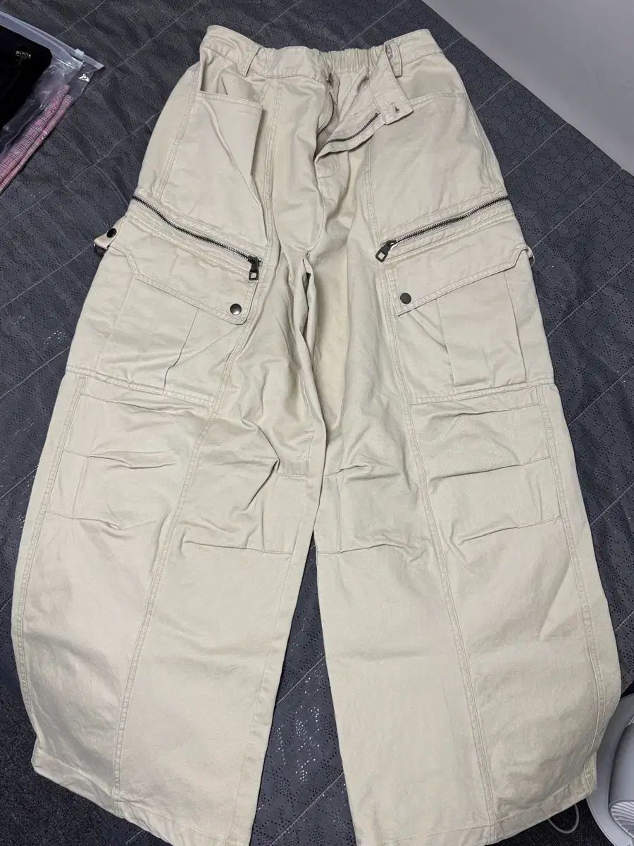 (新品)ジッパー カーゴ パンツ