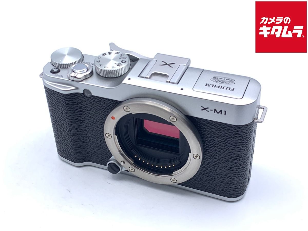 【中古】 【並品】 フジフイルム X-M1 ボディ シルバー