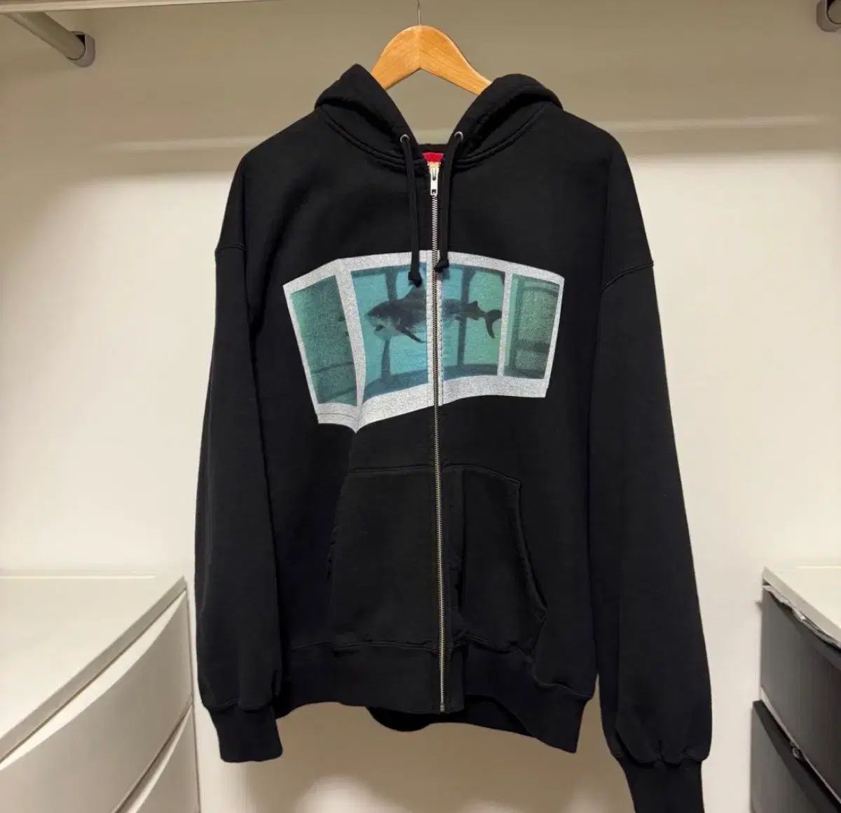 Supreme デミアン・ハースト ジップアップ フーディー L ラージ