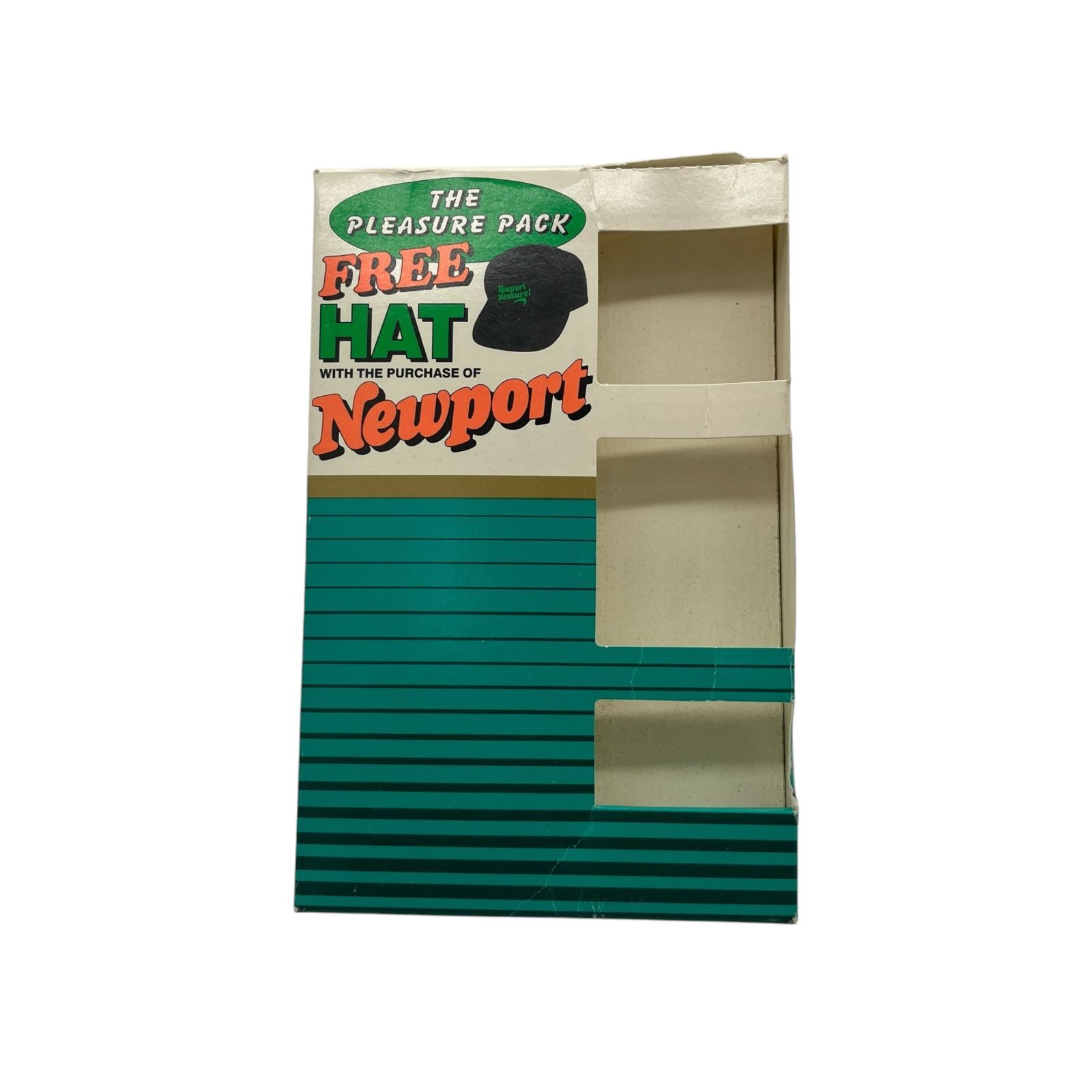 【キャップ/帽子】箱入り 未開封 90s NewPort (ニューポート) ナイロン キャップ プロモーション 販促品