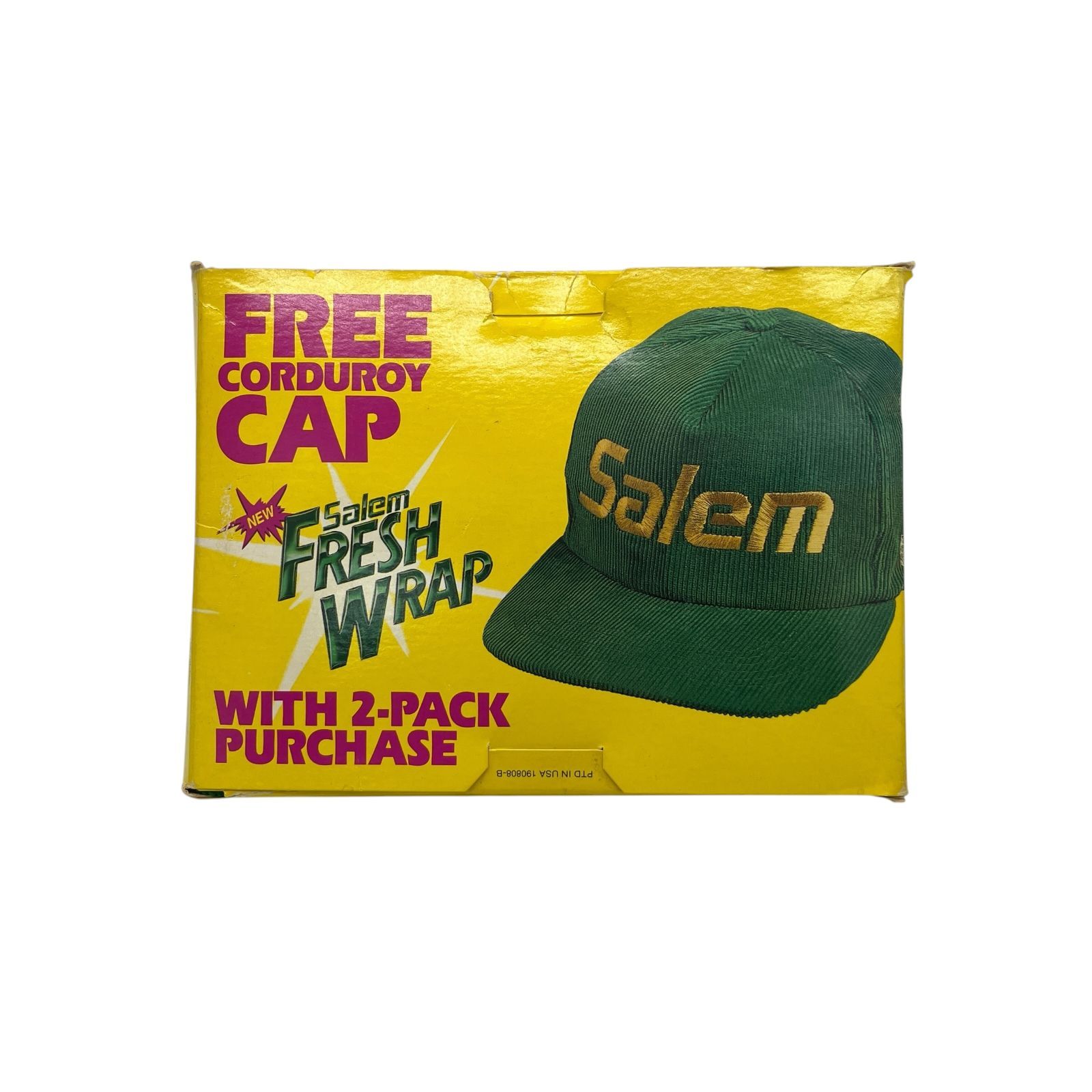 キャップ/帽子】箱入り 未開封 90s Salem (セーラム) コーデュロイ