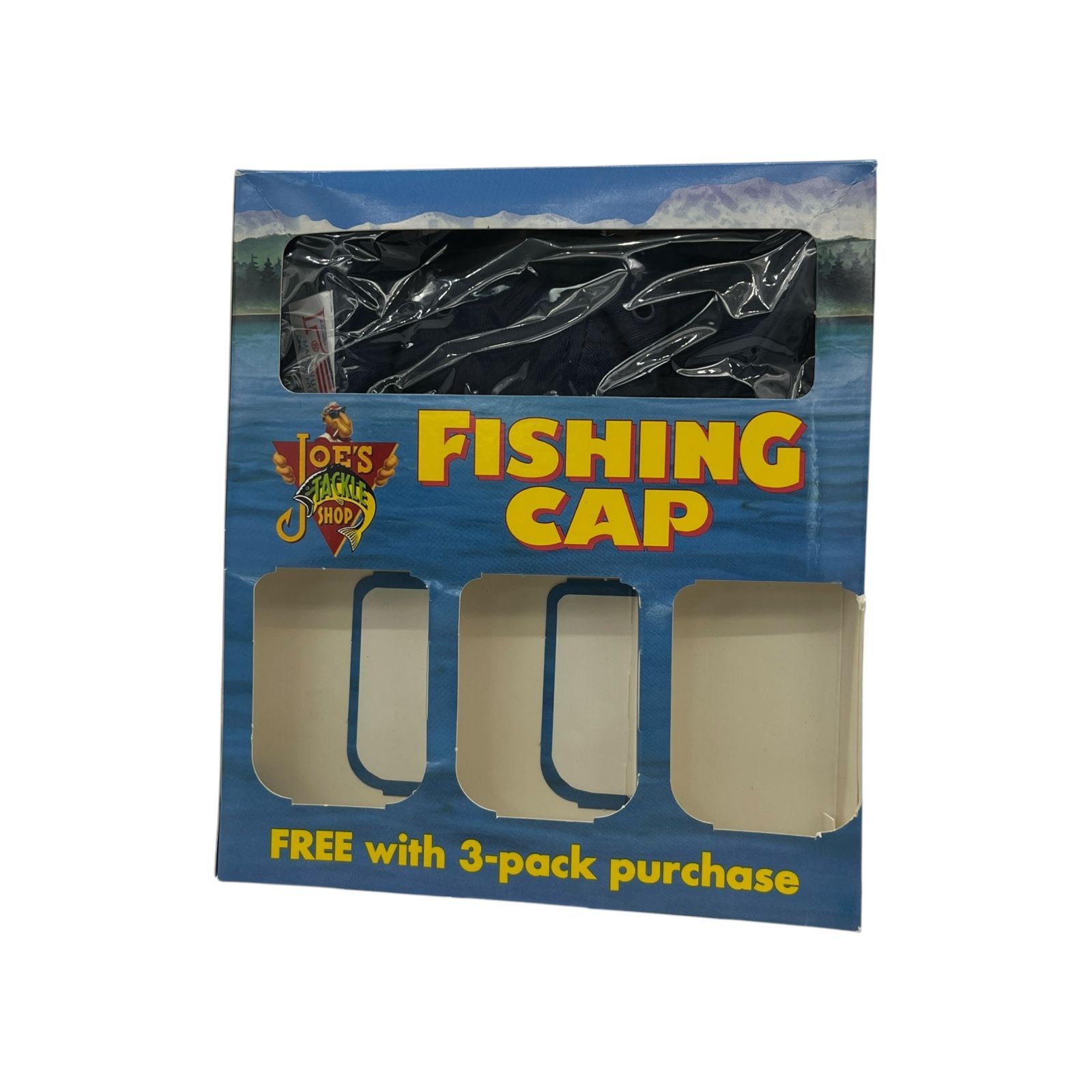 【キャップ/帽子】箱入り 未開封 90s Camel (キャメル) Joe ジョー Fishing Cap ナイロン キャップ プロモーション 販促品