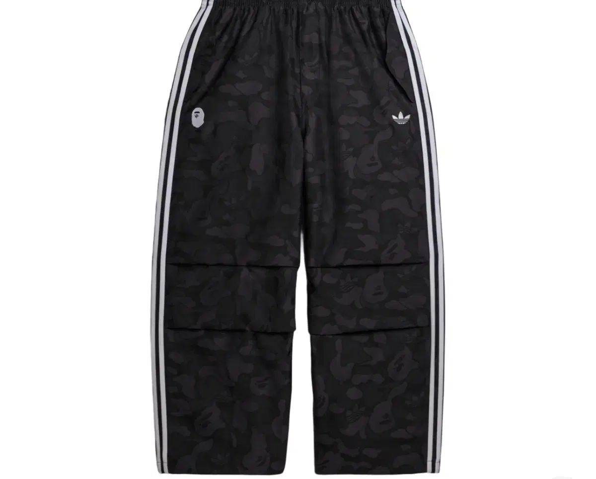 アベイシングエイプ adidas ジャカード パンツ ブラック s 新品