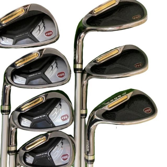 【中古】 プロギア egg(2013) 7S レフティ アイアンセット IR NS PRO FORCE OF egg (フレックスR) メンズ 男性用 左利き レフティ 左用 Cランク ゴルフクラブ