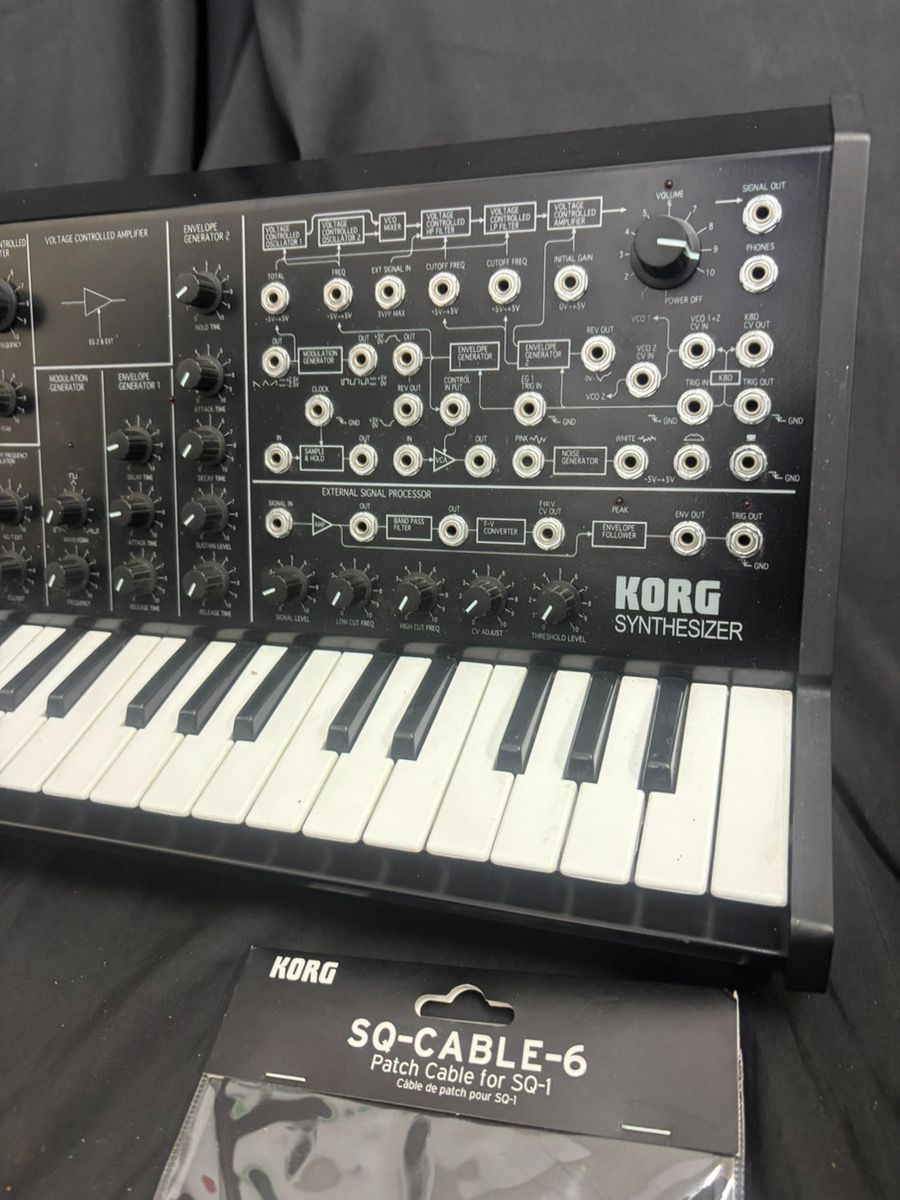 KORG MS-20 IC シンセサイザー 動作品 パッチケーブル付 セミ