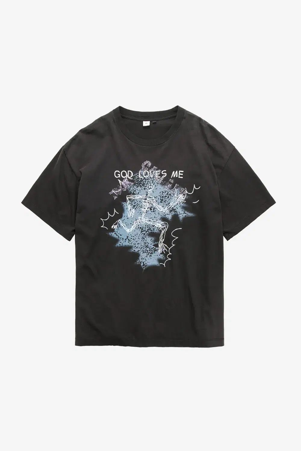 2 POLYTERU 1011 ライトニング半袖 Tシャツ ブラック