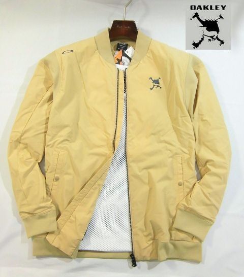 ※土288新品▼ オークリー ゴルフ 季節の変り目に ジップジャケット ブルゾン 【 日本サイズL 】 MA-1 タイプ ライフスタイルにもおすすめ