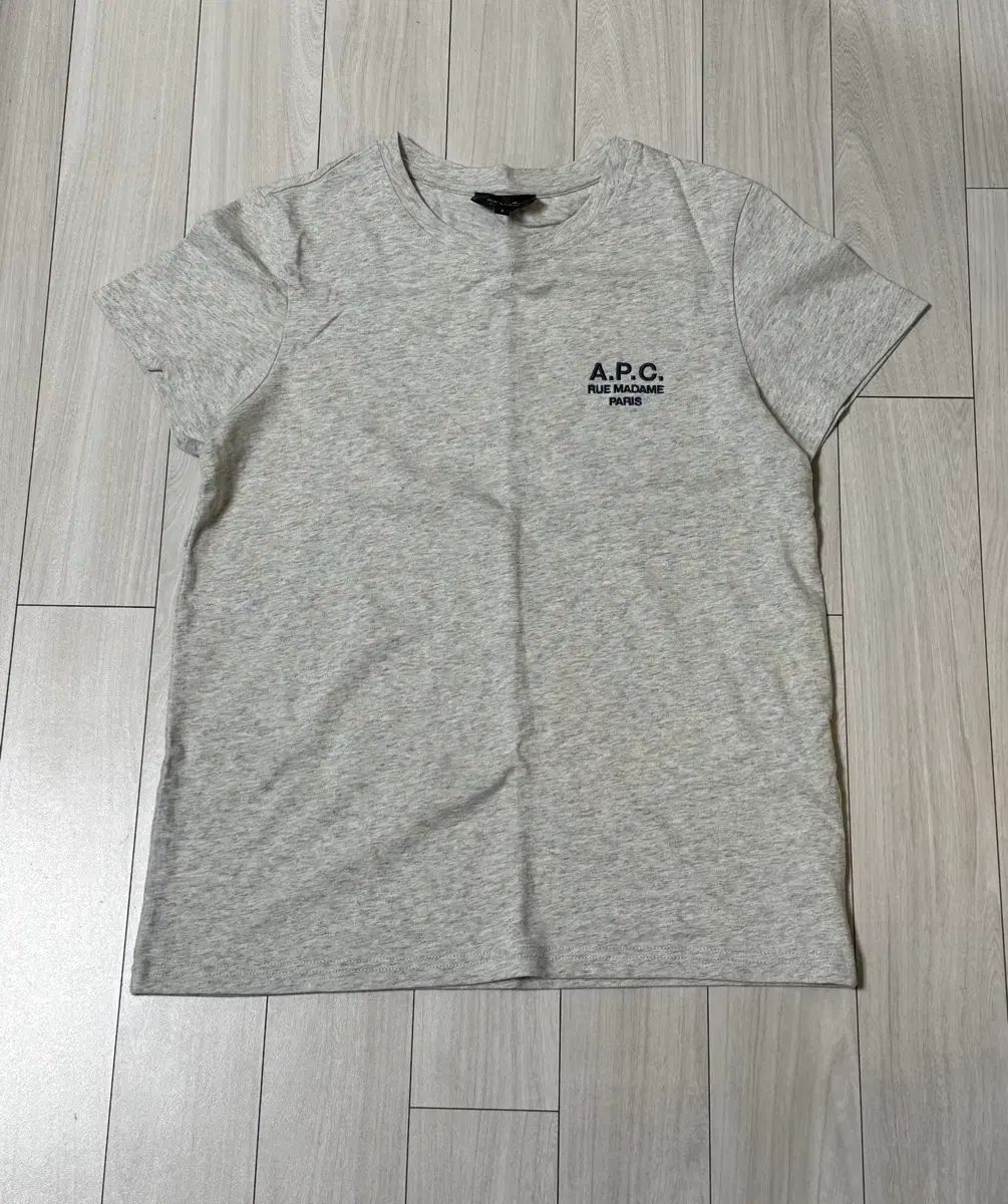 A.P.C. メランジュグレー 半袖 S