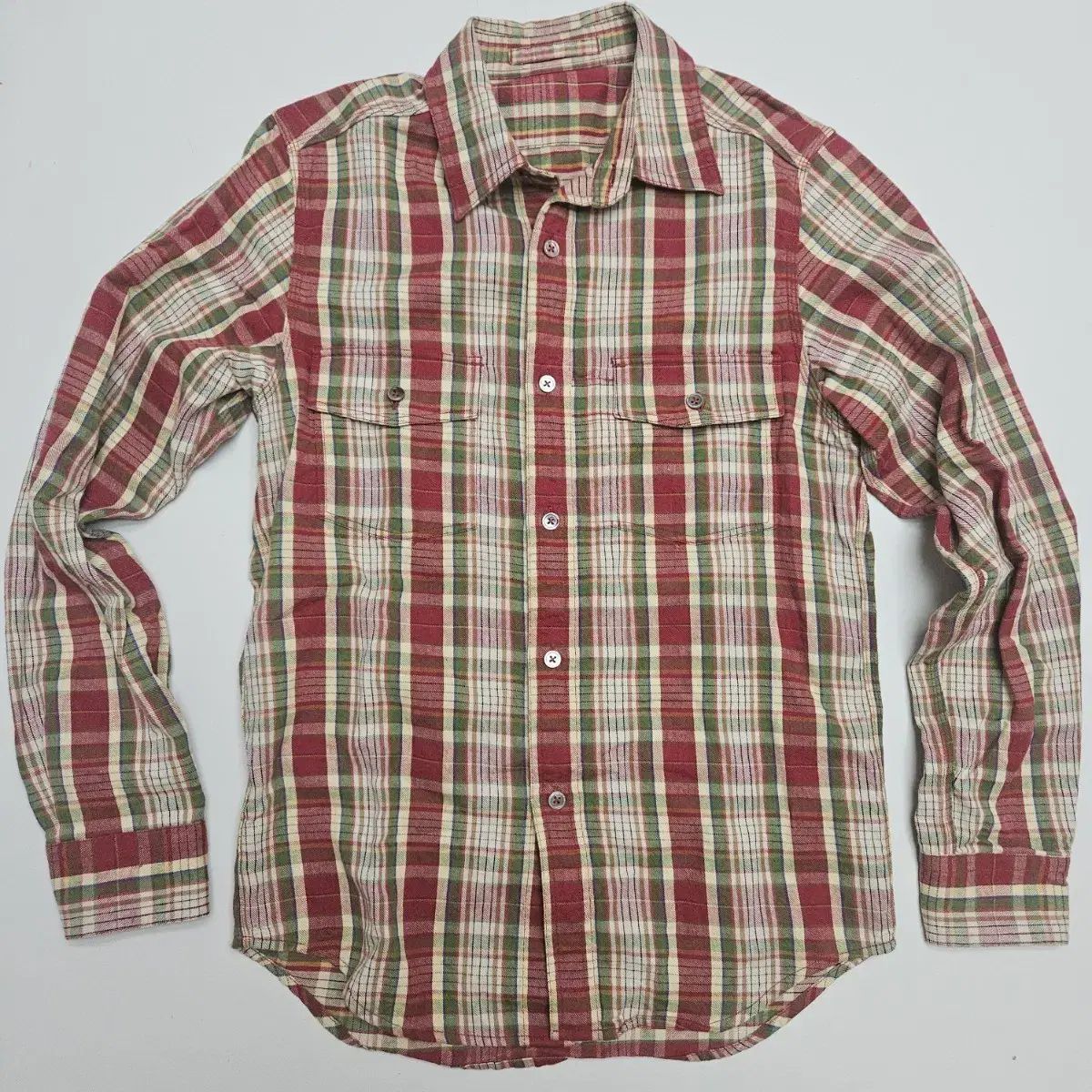 Nigel Cabourn(ナイジェル ケーボン) LEE(リー) リバーシブル フランネル シャツ / サイズ 46
