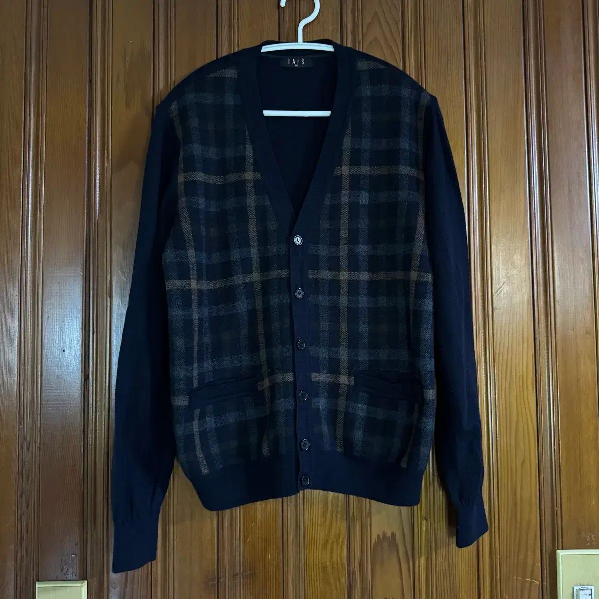 DAKS チェック カーディガン 95