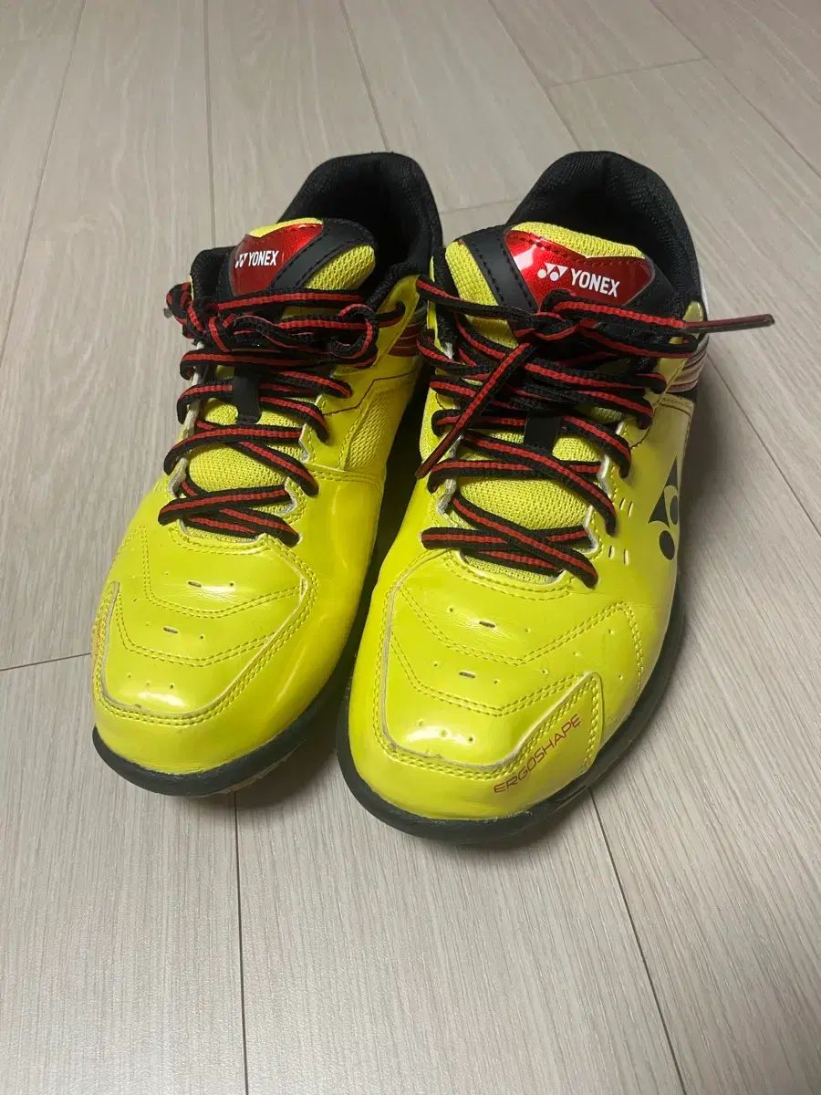 (ほぼ新品) YONEX ヨネックス エルゴ パワークッション バドミントンシューズ 250