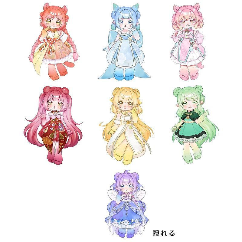 新品】 ICY Fortune Days 人形ドール 14cm -野獣シリーズ 1個ボックス