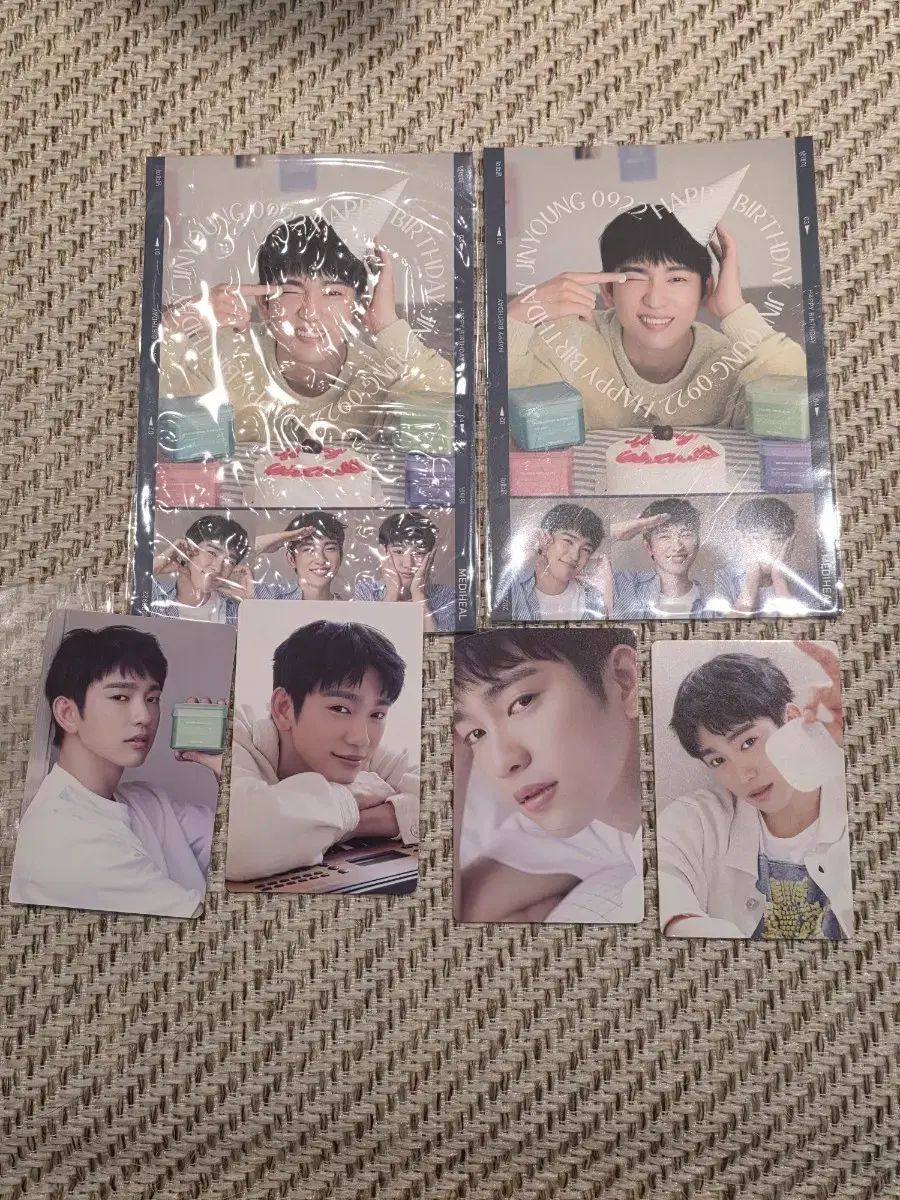 GOT7（ガットセブン） ジニョン(JINYOUNG) トレカ 4種 はがき 2枚